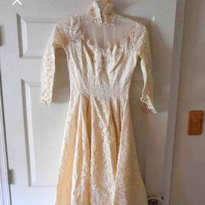 Vintage wedding dress 1950